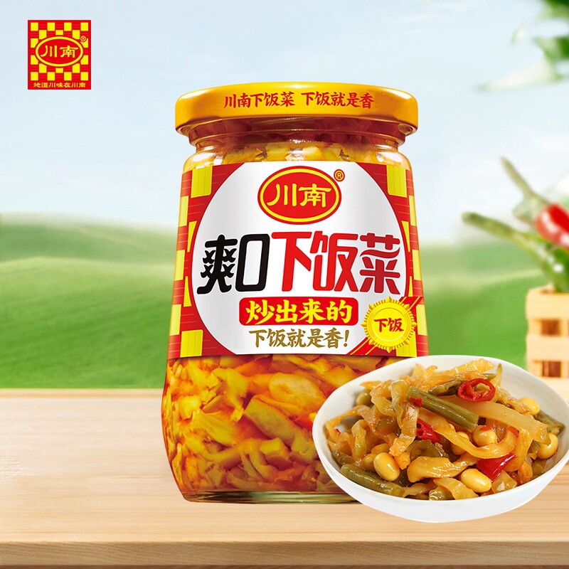 川南下饭菜爽口榨菜黄花四川特产学生开味菜咸菜小菜什锦瓶装泡菜