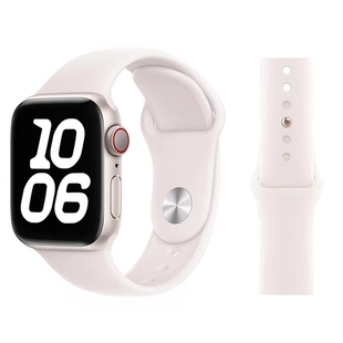 款适用苹果手表表带iwatch11表带s10新款硅胶s9/8/7梅子色46mm女applewatchs11表带男49运动透气潮ultra2