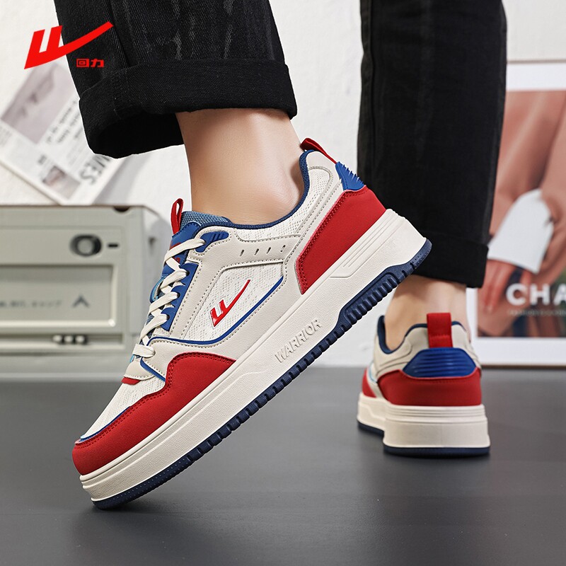 回力女鞋夏季透气网面潮流百搭板鞋青少年街头滑板潮鞋运动休闲鞋