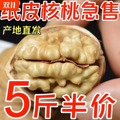 新疆185纸皮核桃原味生核桃
