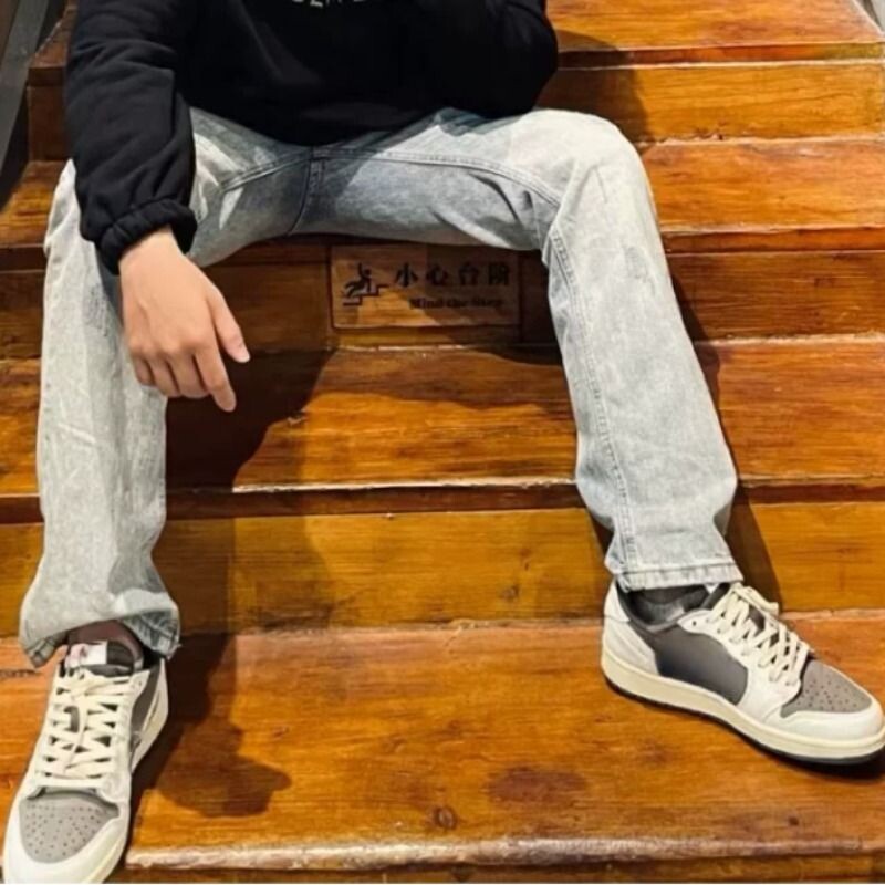 复古拼色闪电低帮经典板鞋男女情侣篮球风J1运动鞋户外百搭休闲鞋
