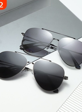 新款尼龙偏光男士高档太阳镜开车钓鱼专用防晒防紫外线复古男女款