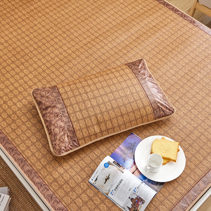 新款夏天凉席成人冰丝枕套一对装夏季单人枕头凉垫不含芯枕头席子