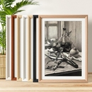 素描相框画框挂墙A4海报8K4开a3大尺寸拼图收纳框架卡纸玻璃边框