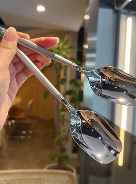 不锈钢创意长柄甜品勺
