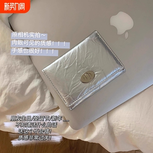 质感绝啦 店主自留简约ins钱包卡精致耐用便携纯色韩学生女短款