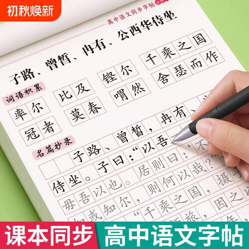 2026新版语文同步字帖高中生专用