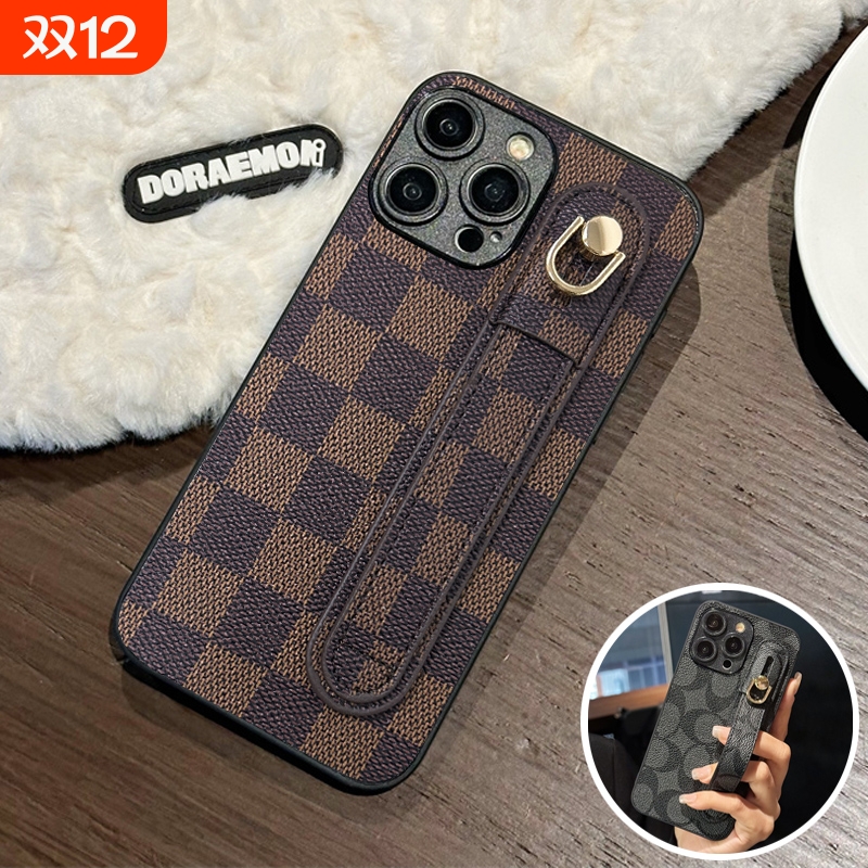 简约可腕带可支架防摔手机壳