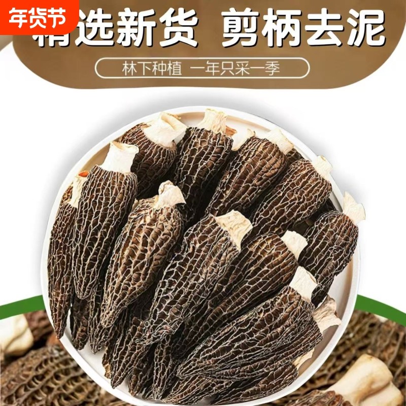 羊肚菌云南高山头茬肚菌新鲜干货厚肉蘑菇土特产煲汤火锅食材年货,粮油调味/速食/干货/烘焙,羊肚菌,淘宝优惠券,粉丝福利购,淘宝优惠卷