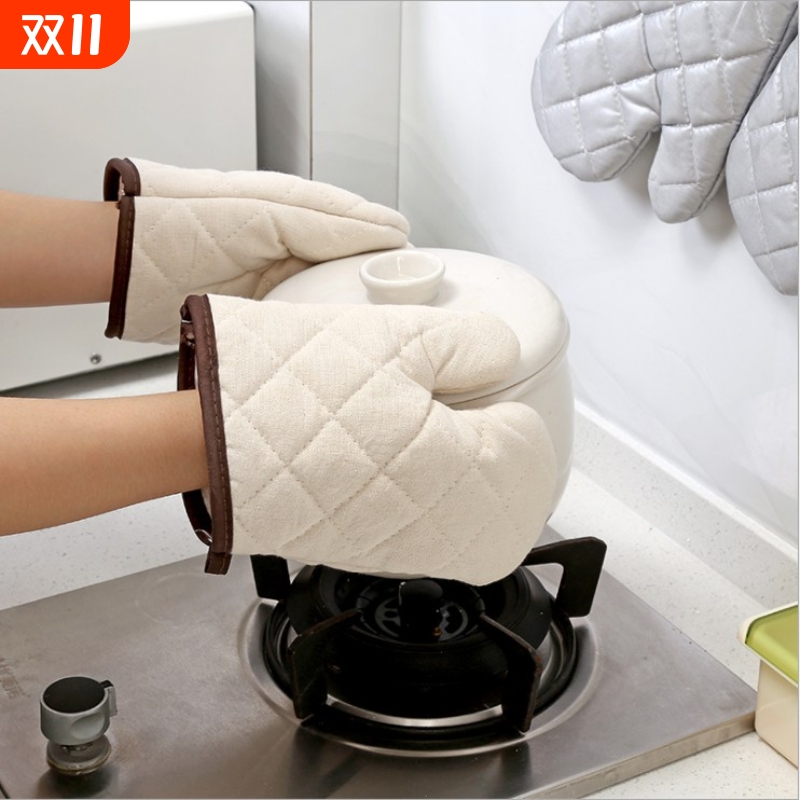 手套防烫耐热厨房用品耐高温微波炉隔热烘焙烤箱防油