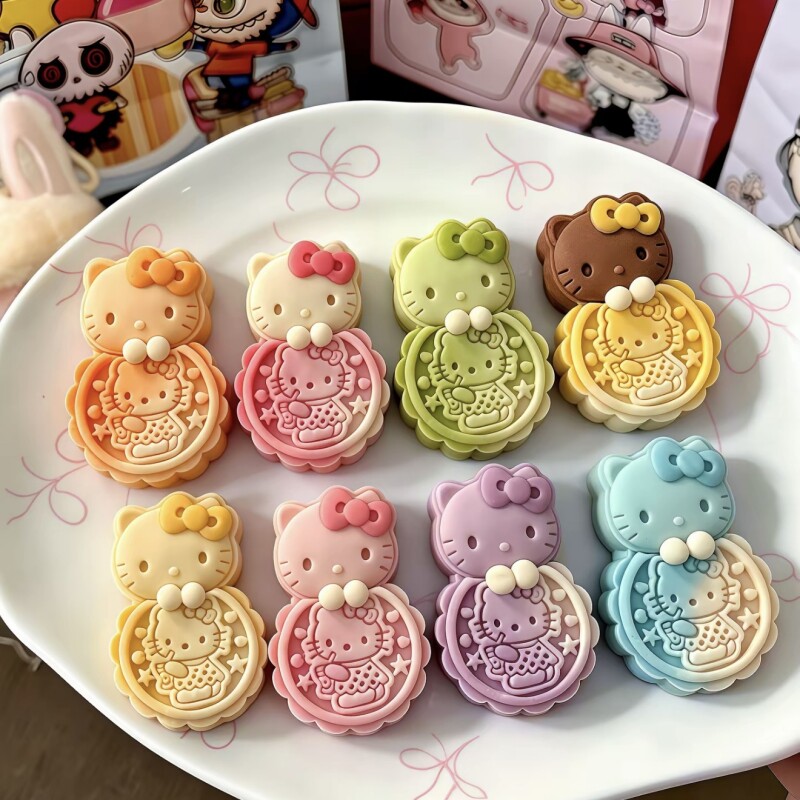 Hellokitty可爱凯蒂猫月饼下午茶点心好礼中秋礼盒伴手礼