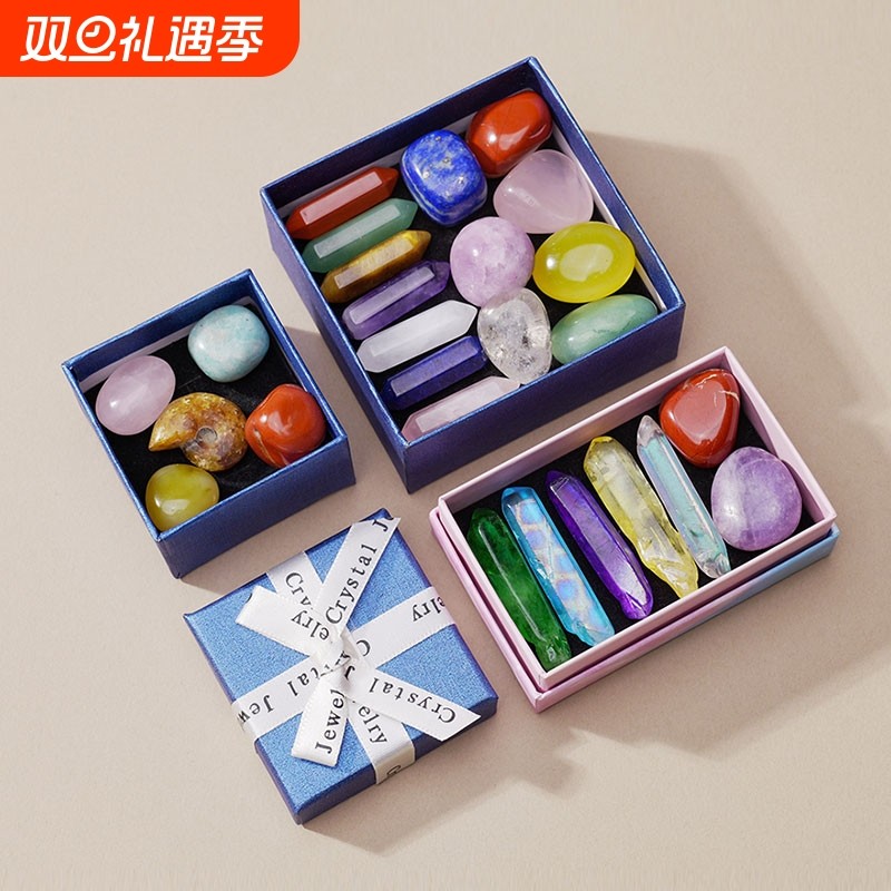 儿童原石启蒙水晶摆件