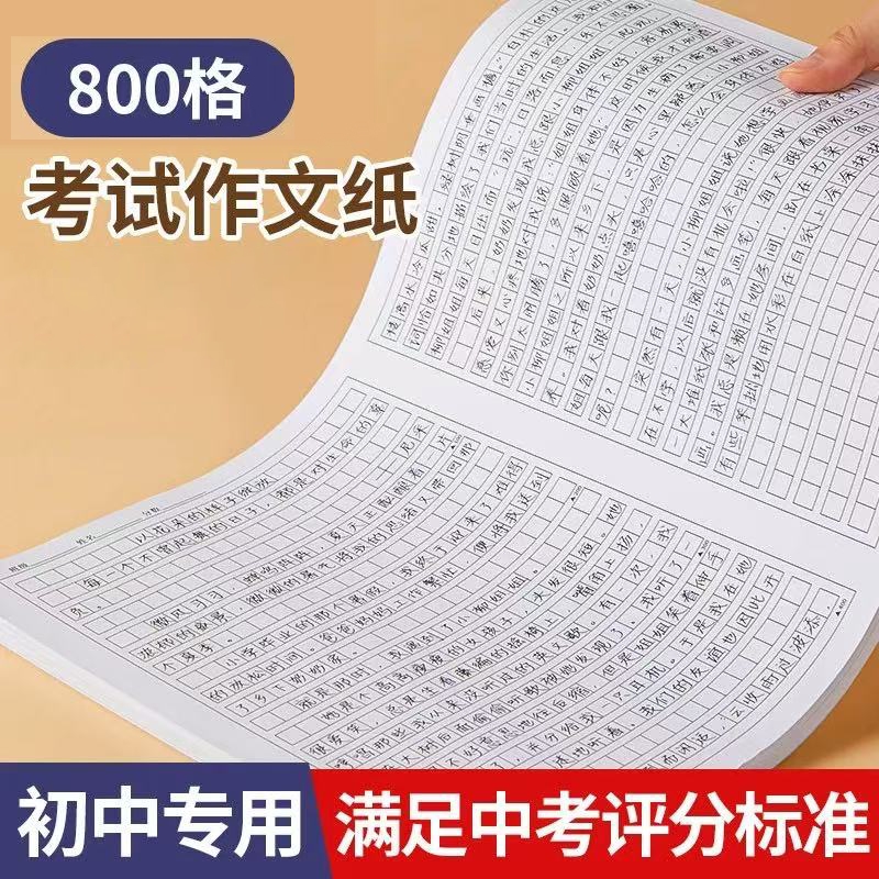 800格1000格初高中考试作文纸