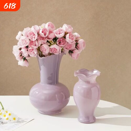 玻璃花瓶水培鲜花干花插花摆件