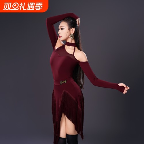 CONNY成人拉丁舞服分体套装