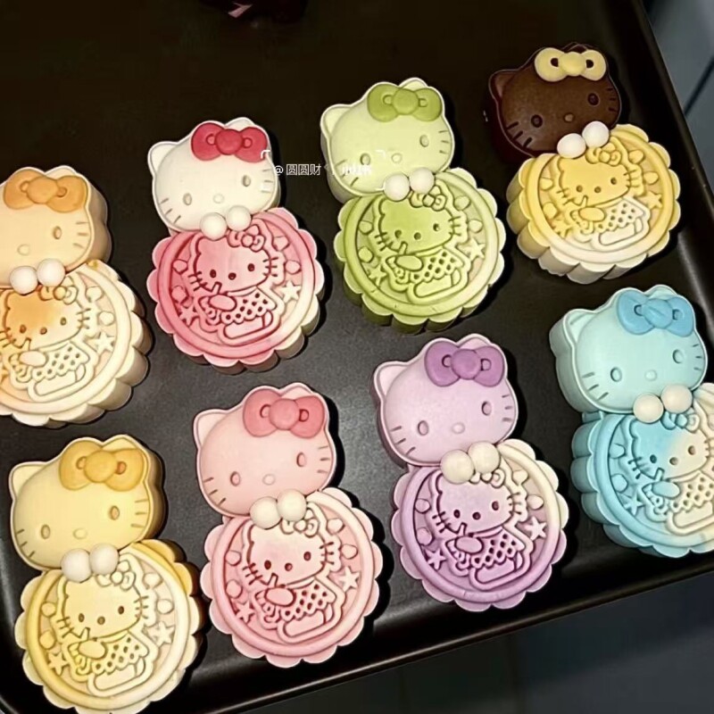 【中秋礼盒】Hellokitty月饼可爱凯蒂猫下午茶点心好礼中秋节礼物