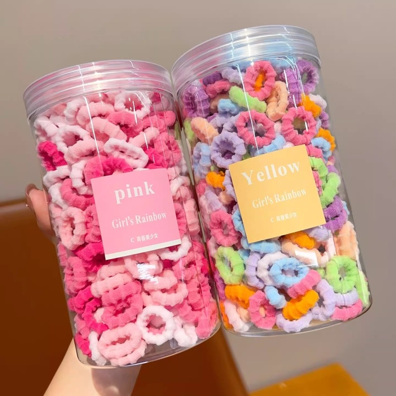 儿童皮筋不伤发弹性发圈扎头发绳女童糖果色头绳头饰发饰宝宝头绳