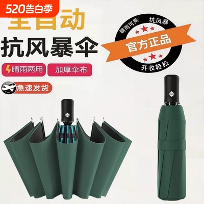24骨双龙骨全收伞晴雨两用女自动男士高档全自动大号女生高颜值
