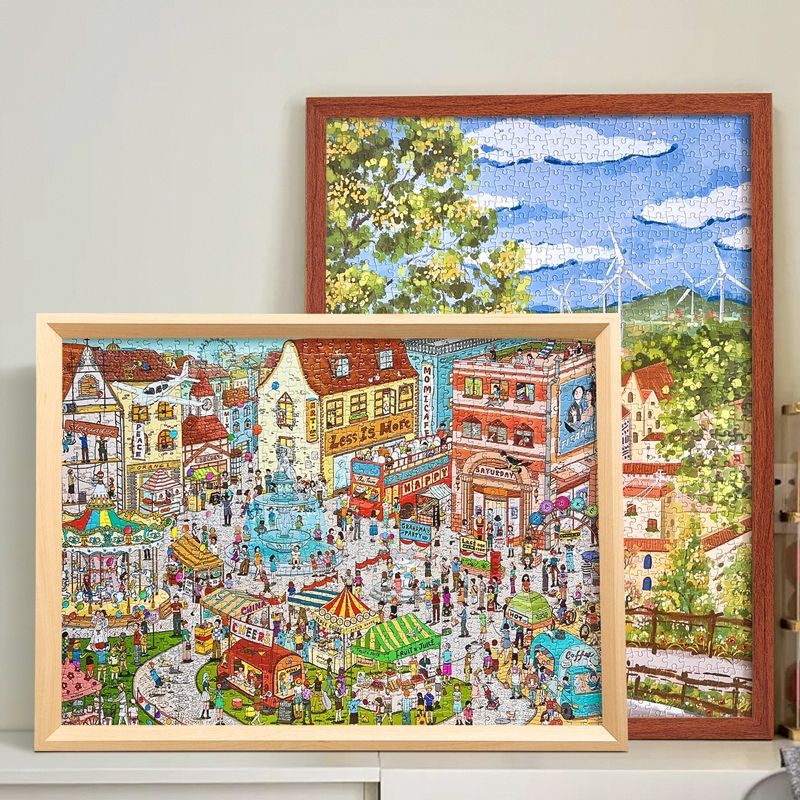 拼图相框1000片70x50*75一千300块裱框420x297