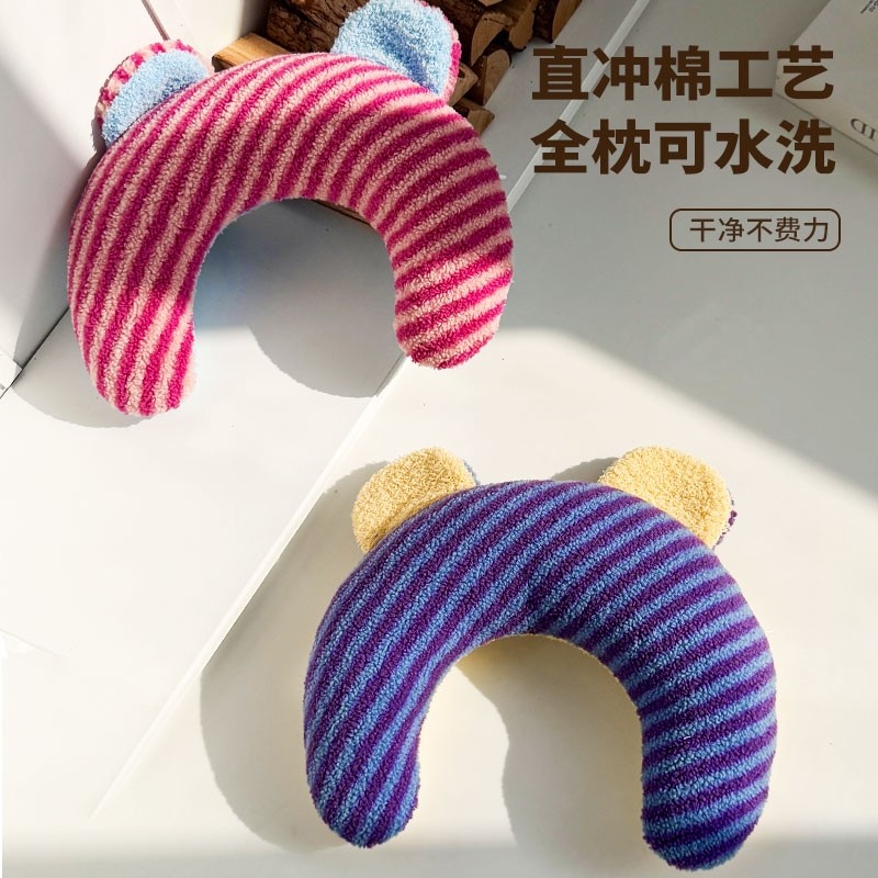狗狗小枕头四季通用玩具宠物睡枕颈枕睡觉用猫咪冬天毛毯狗窝垫子