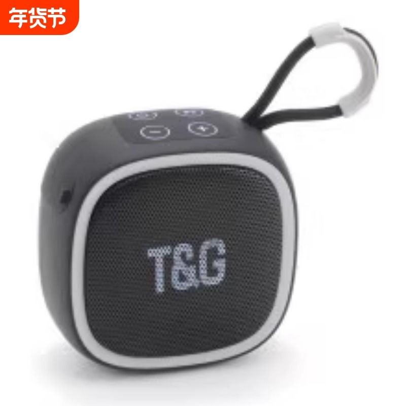 跨境新款蓝牙音箱小型高质量大功率低音炮户外便携式露营音箱批发