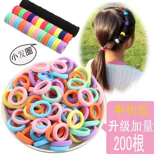 儿童发绳不伤发加粗橡皮筋小学生扎发发圈女童高弹力耐用头绳发饰