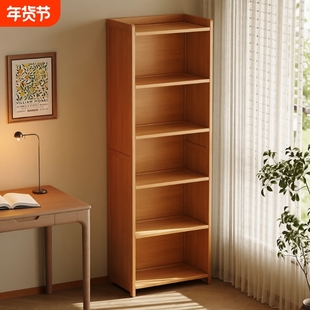 书架家用卧室落地书柜靠墙转角置物架收纳书架子多层客厅钢制储物