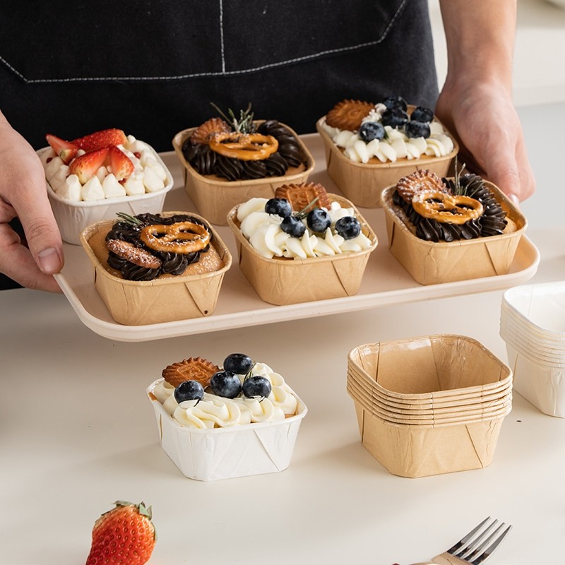 纸杯蛋糕模具一次性带盖烘焙纸托面包托包装盒杯子专用油纸食品级,厨房/烹饪用具,烘焙用纸,淘宝优惠券,粉丝福利购,淘宝优惠卷