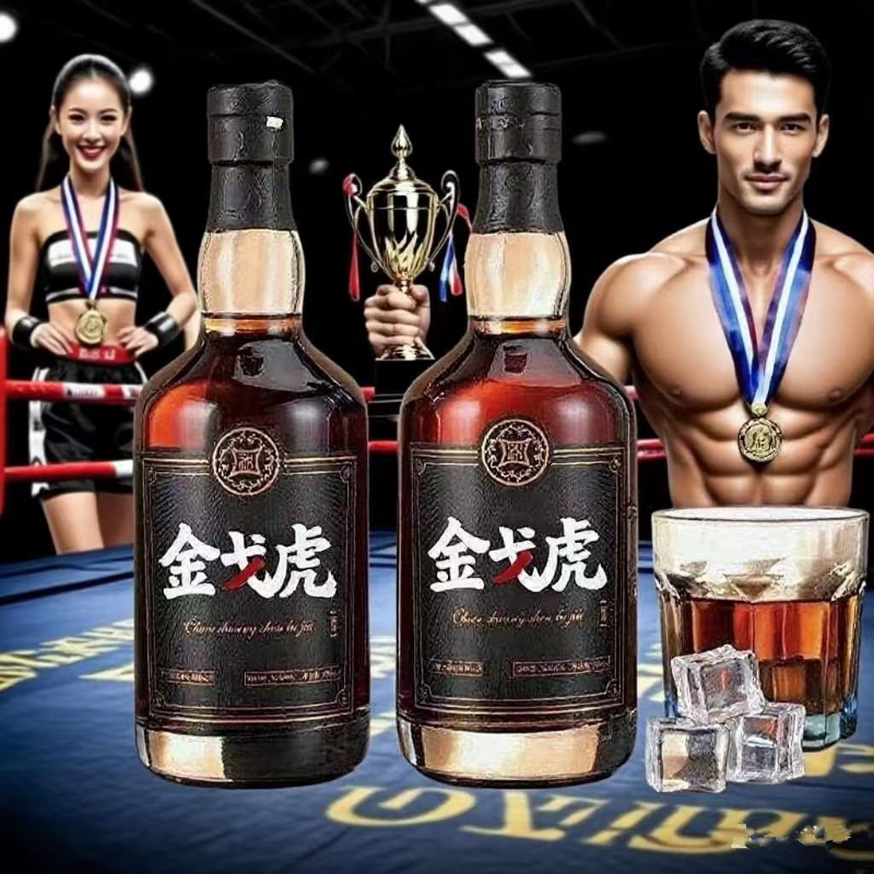 新品上市金戈酒双参露酒纯粮男人牡蛎配制酒正宗滋补古法酿造虎酒