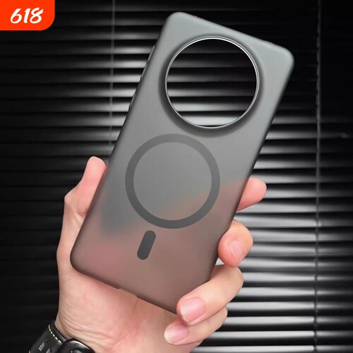 适用华为mate70手机壳磨砂磁吸