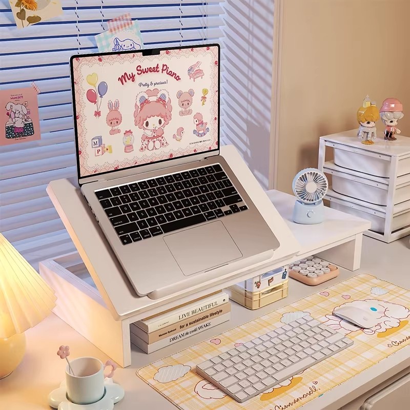 台式升降式电脑增高架显示器屏幕支撑架垫高底座架子办公桌面置物架笔记本电脑托可调节显示屏悬浮垫高底座