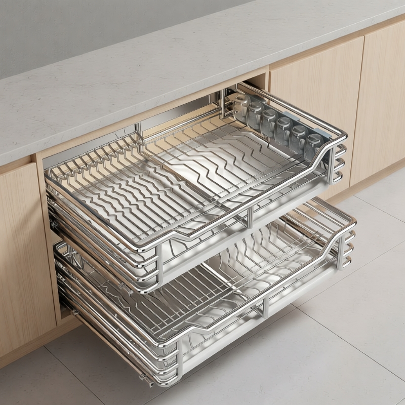 【热销99W+】橱柜拉篮