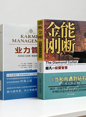 业力管理现货 能断金刚：超凡的经营智慧+ 全套 麦克罗奇格西著 超凡的经营智慧 善用业力法则创造富足人生 当和尚遇到钻石及其续