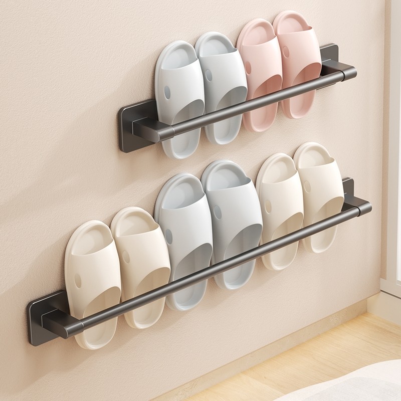 浴室拖鞋架卫生间置物架免打孔厕所门后墙上挂鞋子沥水收纳架神器,家庭/个人清洁工具,浴室角架/置物架,淘宝优惠券,粉丝福利购,淘宝优惠卷