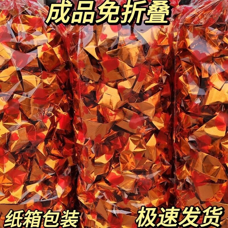 成品元宝加厚金切角手工折纸多种尺寸款式锡箔纸通用黄灰节日折叠特大号年货万两莲花玉皇钱方锭