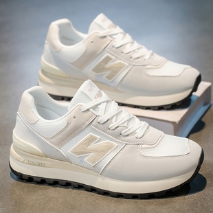 NEW BOLUNE/新百伦秋季新款休闲运动男鞋网面透气青少年减震跑鞋