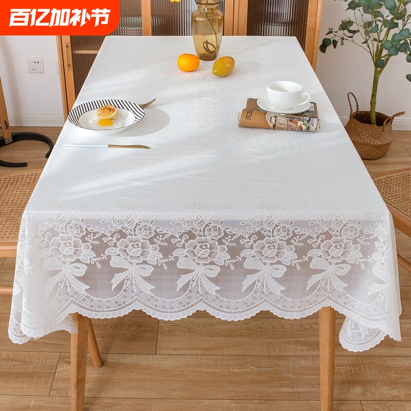 桌布防水防油免洗防烫pvc塑料欧式餐桌布长方形客厅台布茶几桌垫