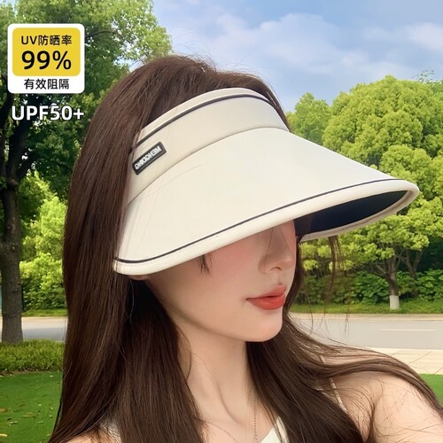 夏季大帽檐防紫外线空顶防晒帽女