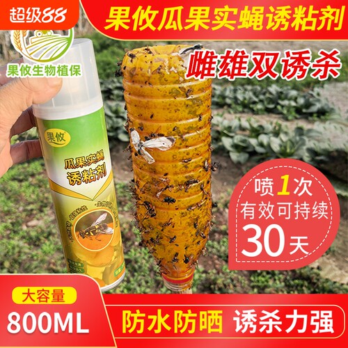 果攸诱粘剂诱虫瓶瓜果实蝇粘虫板