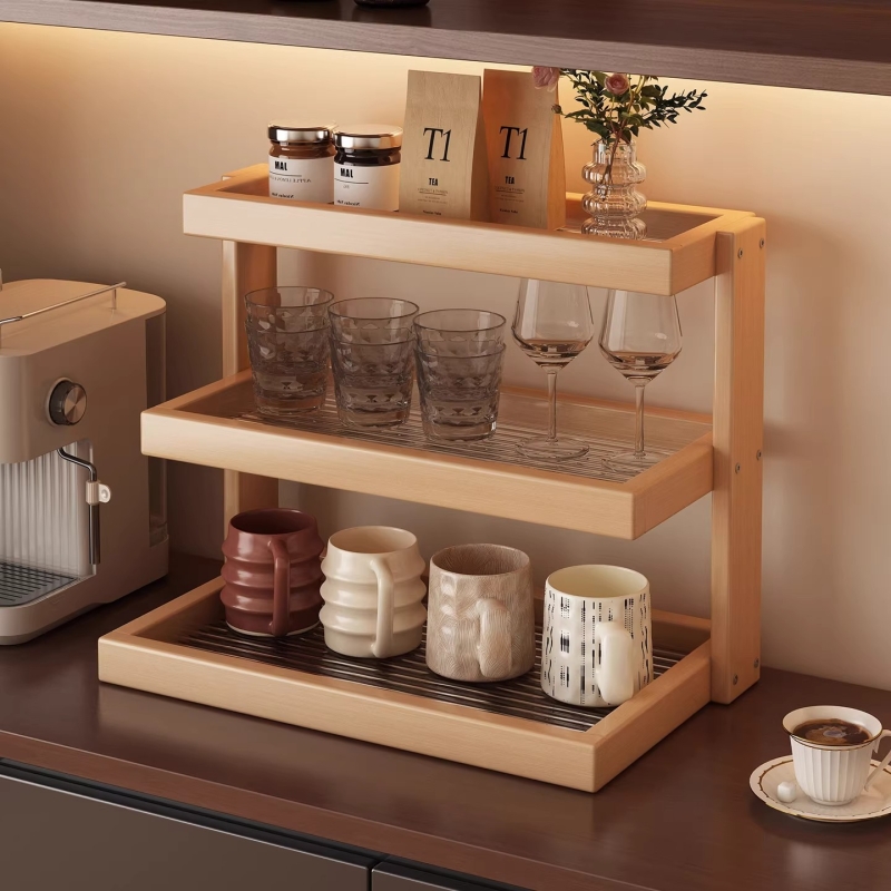 杯架置物架桌上杯子收纳架子餐桌台面桌面茶杯咖啡杯水杯收纳放置