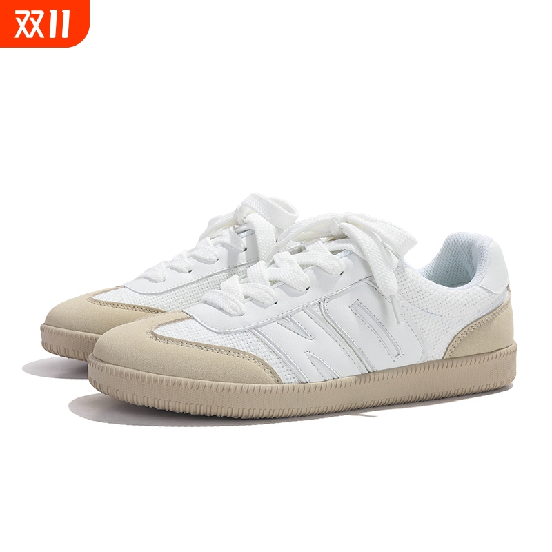 经典情侣德训鞋新款通勤休闲运动百搭板鞋复古黑色