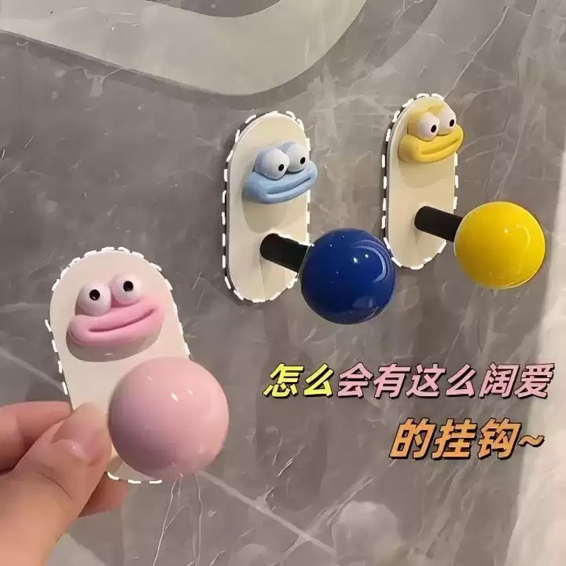多巴胺挂钩免打孔强力承重粘胶门后无痕挂衣钩卫生间墙上毛巾粘钩