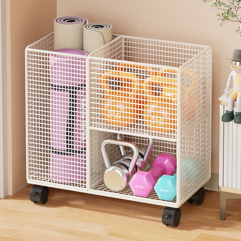 大容量健身器材收纳篮瑜伽垫收纳