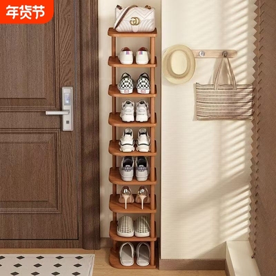 卧室角落收纳常换鞋阳台三角鞋架子墙角鞋架小型窄小楼梯结实落地