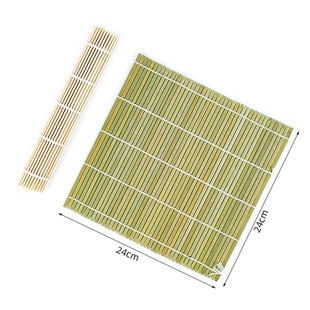家用不沾寿司席白青皮竹寿司卷帘紫菜包饭工具