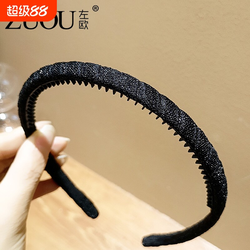 左欧发箍简约密齿防滑，佩戴舒适图片