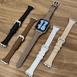 适用OPPOWatch4/3手表真皮质表带watch2/se代小蛮腰OPPO2pro夏天个性男女生透气腕带se夏季男女款表链