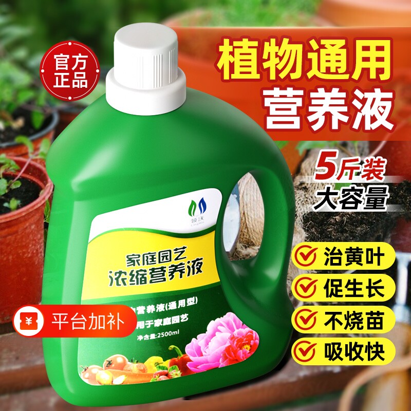 营养液植物通用型绿萝富贵竹发财树水培养花卉绿植盆栽花肥料鲜花