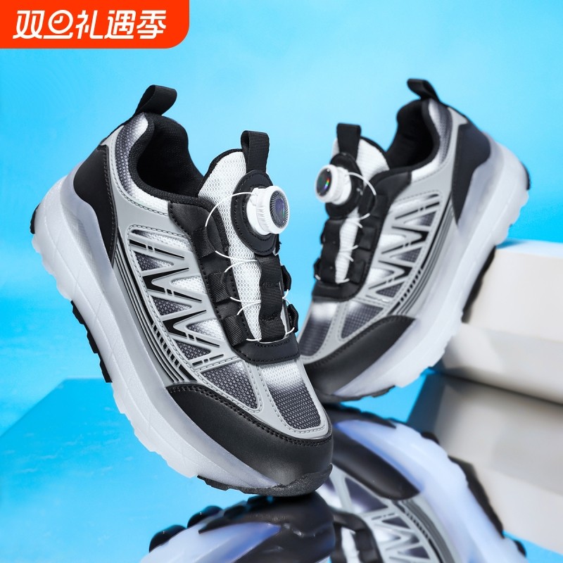 迪森途新款女童透气男童可拆卸轮滑鞋双用儿童男孩四轮溜冰鞋