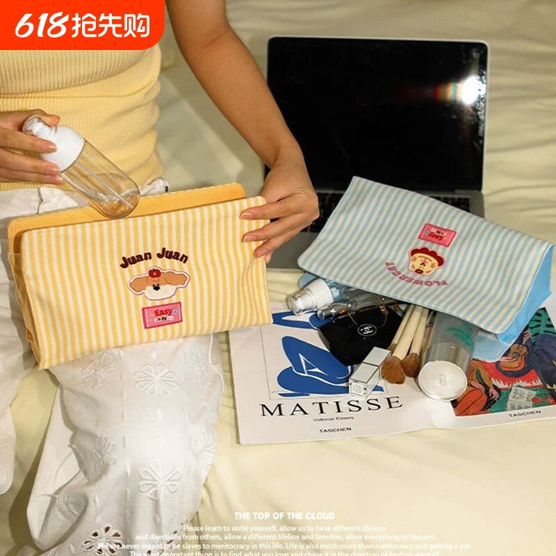 吹风机收纳包旅行便捷式大容量可爱卡通卷发棒直板夹保护套防尘袋